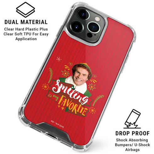 Elf Smiling is my Favorite iPhone 15 Pro Clear Case