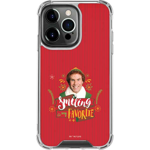 Elf Smiling is my Favorite iPhone 15 Pro Max Clear Case