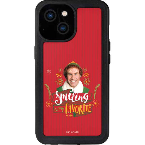 Elf Smiling is my Favorite iPhone 15 Waterproof Case