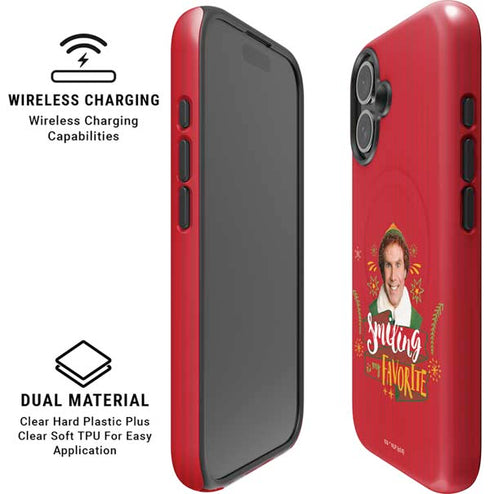 Elf Smiling is my Favorite iPhone 16 Magsafe Impact Case