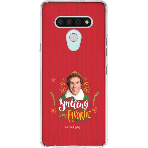 Elf Smiling is my Favorite LG Stylo 6 Clear Case