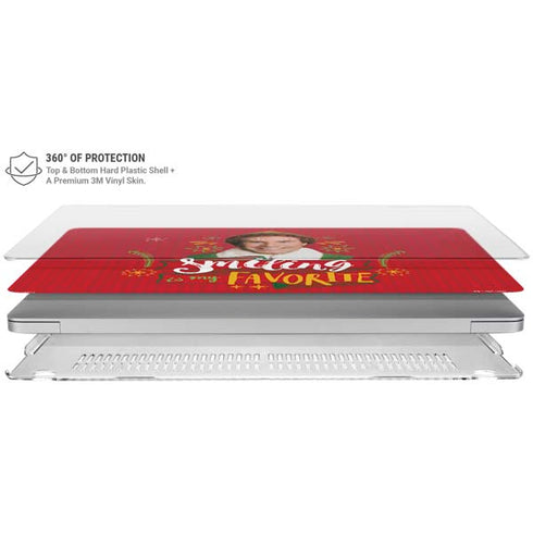 Elf Smiling is my Favorite MacBook Air 15in (2023-2025) Case plus Skin
