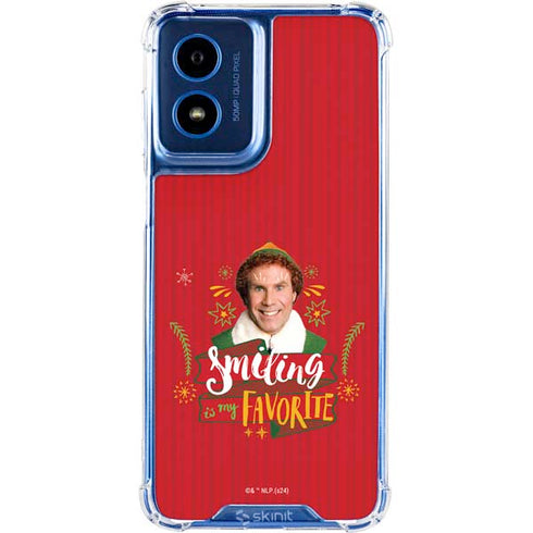 Elf Smiling is my Favorite Moto G Play 4G (2024) Clear Case