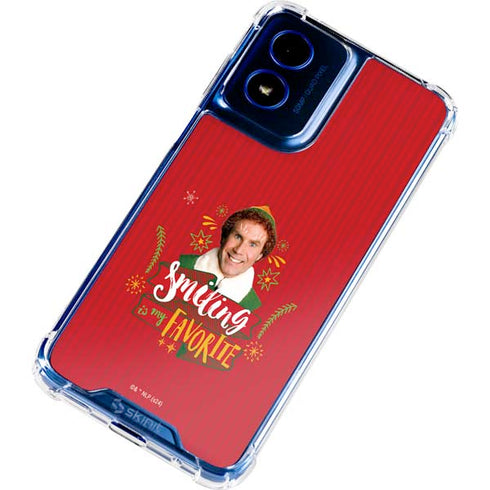 Elf Smiling is my Favorite Moto G Play 4G (2024) Clear Case