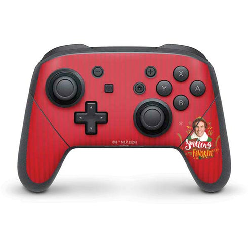 Elf Smiling is my Favorite Nintendo Switch Pro Controller Skin
