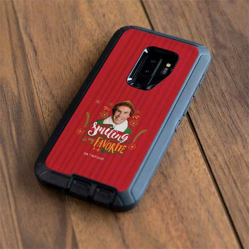 Elf Smiling is my Favorite Otterbox Defender Galaxy Skin
