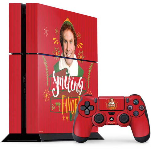 Elf Smiling is my Favorite PS4 Console and Controller Bundle Skin