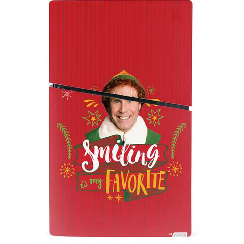 Elf Smiling is my Favorite PS5 Slim Digital Edition Console Skin