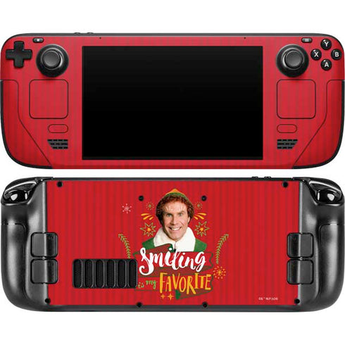 Elf Smiling is my Favorite Steam Deck Handheld Gaming Computer OLED Skin