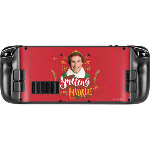 Elf Smiling is my Favorite Steam Deck Handheld Gaming Computer OLED Skin
