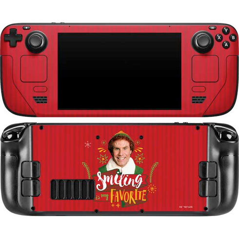 Elf Smiling is my Favorite Steam Deck Handheld Gaming Computer Skin