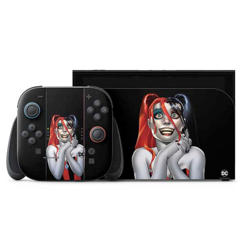 DC Comics Harley Quinn HC #8 New 52 Cover Nintendo Switch 2 (2025) with Joy-Con Skin