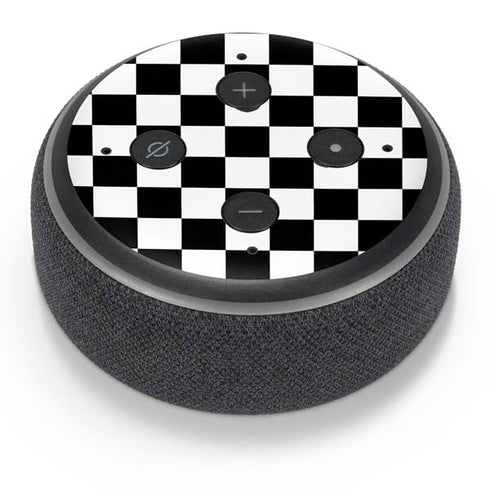 Sneakerhead Checkered Amazon Echo Dot Skin