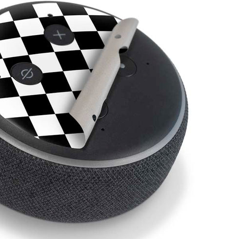 Sneakerhead Checkered Amazon Echo Dot Skin