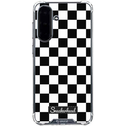 Sneakerhead Checkered Galaxy A36 5G Clear Case