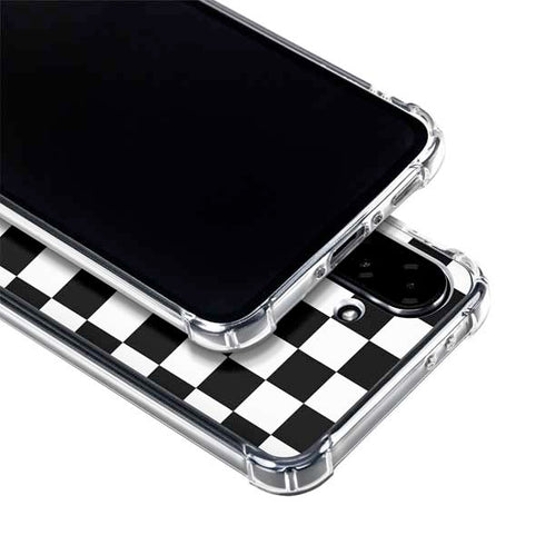 Sneakerhead Checkered Galaxy A36 5G Clear Case