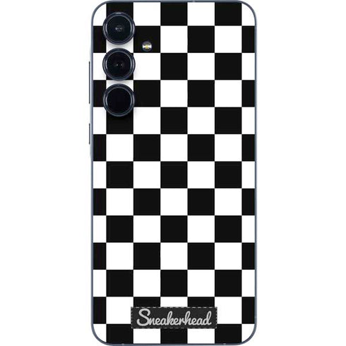 Sneakerhead Checkered Galaxy A55 5G Skin