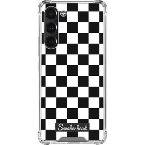 Sneakerhead Checkered Galaxy S24 FE Clear Case