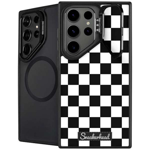 Sneakerhead Checkered Galaxy S25 Ultra Kickstand Case