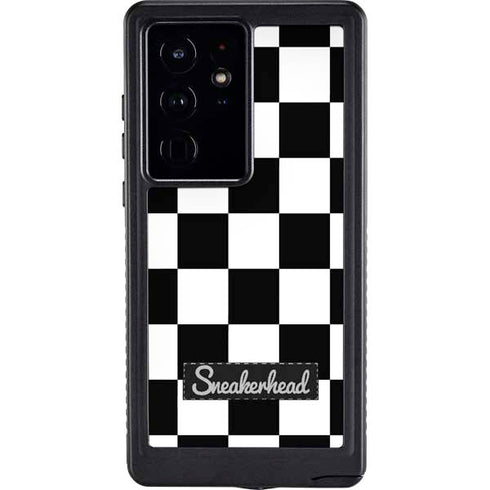Sneakerhead Checkered Galaxy S24 Ultra Waterproof Case