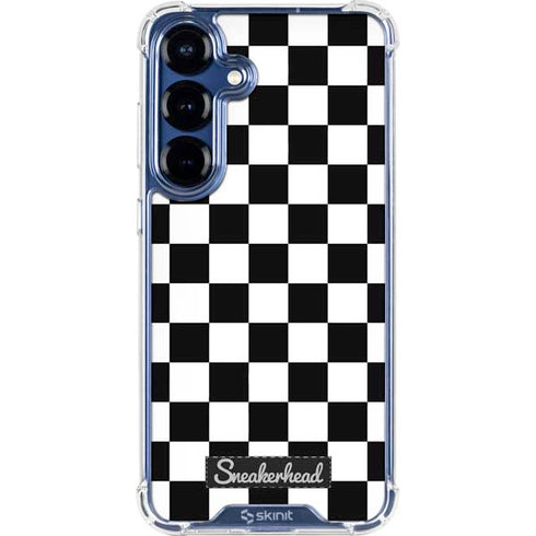 Sneakerhead Checkered Galaxy S25 Plus Clear Case
