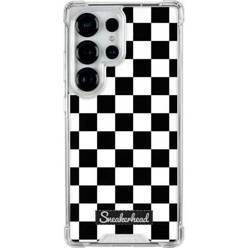 Sneakerhead Checkered Galaxy S25 Ultra Clear Case
