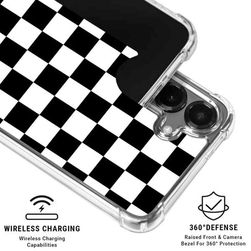 Sneakerhead Checkered Galaxy S26 Plus Clear Case