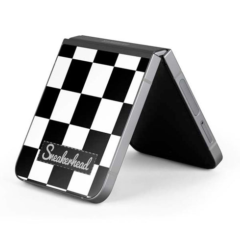 Sneakerhead Checkered Galaxy Z Flip6 Skin