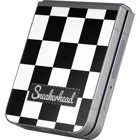 Sneakerhead Checkered Galaxy Z Flip6 Skin