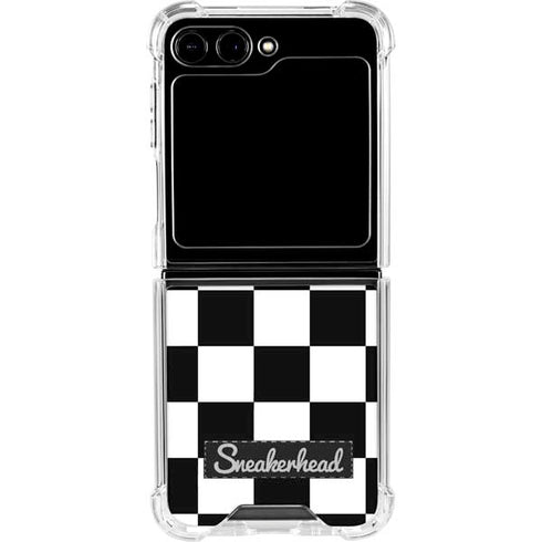 Sneakerhead Checkered Galaxy Z Flip6 Clear Case