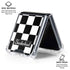 Sneakerhead Checkered Galaxy Z Flip6 Clear Case