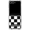 Sneakerhead Checkered Galaxy Z Flip7 Clear Case