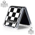 Sneakerhead Checkered Galaxy Z Flip7 Clear Case