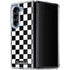 Sneakerhead Checkered Galaxy Z Fold5 5G Clear Case