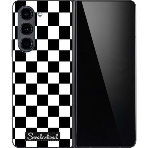 Sneakerhead Checkered Galaxy Z Fold5 5G Skin