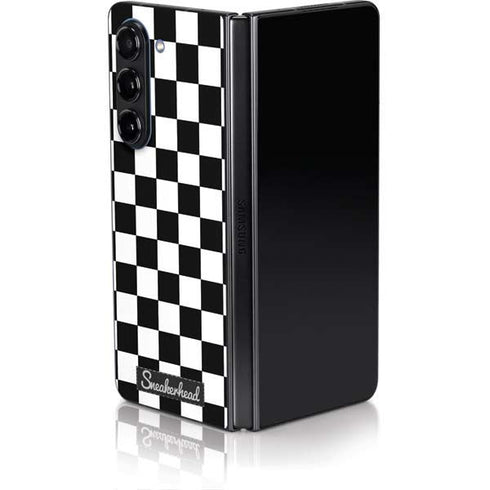 Sneakerhead Checkered Galaxy Z Fold5 5G Skin
