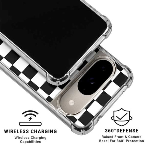 Sneakerhead Checkered Google Pixel 10 Clear Case