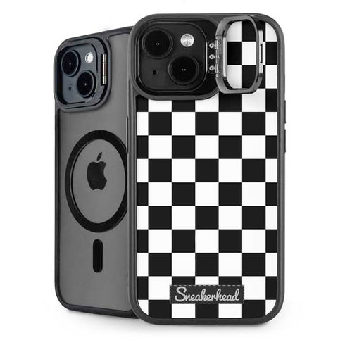 Sneakerhead Checkered iPhone 14 Plus Kickstand Case