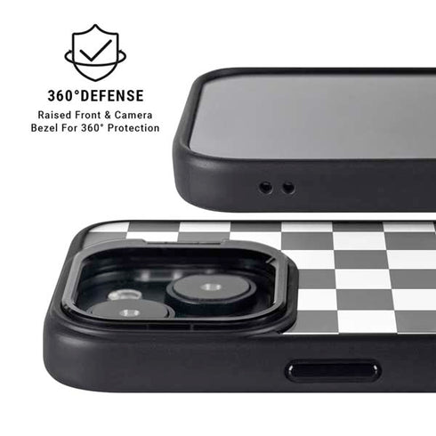 Sneakerhead Checkered iPhone 14 Plus Kickstand Case