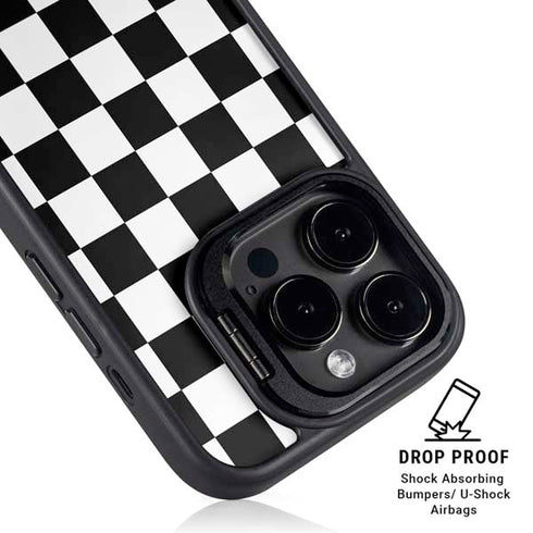 Sneakerhead Checkered iPhone 14 Pro Kickstand Case