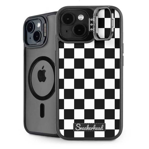 Sneakerhead Checkered iPhone 15 Kickstand Case