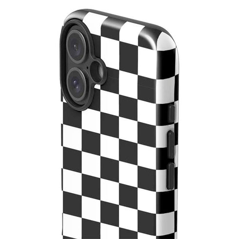 Sneakerhead Checkered iPhone 16 Impact Case