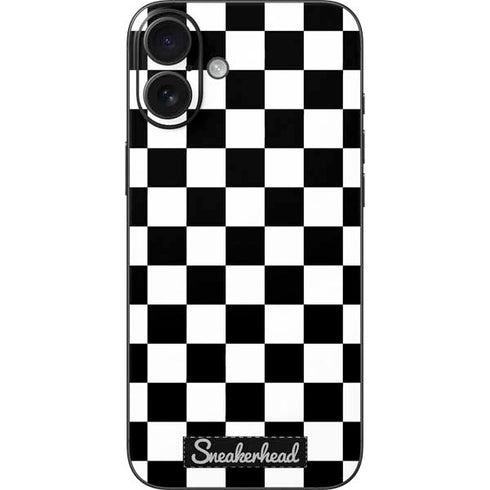 Sneakerhead Checkered iPhone 16 Plus Skin