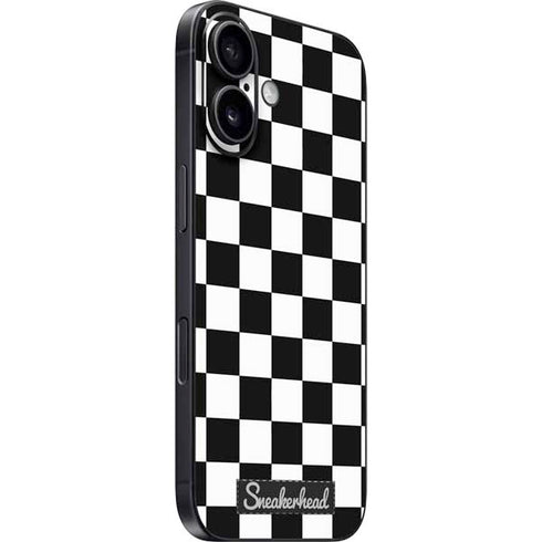 Sneakerhead Checkered iPhone 16 Plus Skin