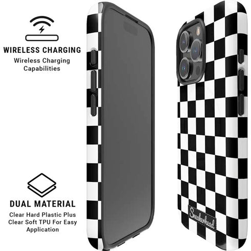 Sneakerhead Checkered iPhone 16 Pro Magsafe Impact Case