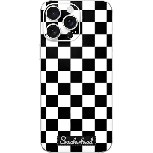 Sneakerhead Checkered iPhone 16 Pro Max Skin
