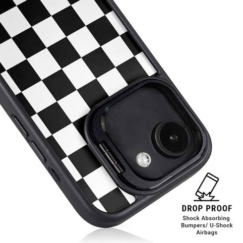 Sneakerhead Checkered iPhone 16e Kickstand Case