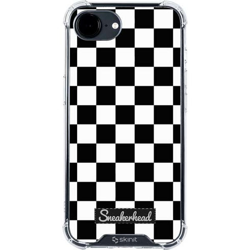 Sneakerhead Checkered iPhone 16e Clear Case