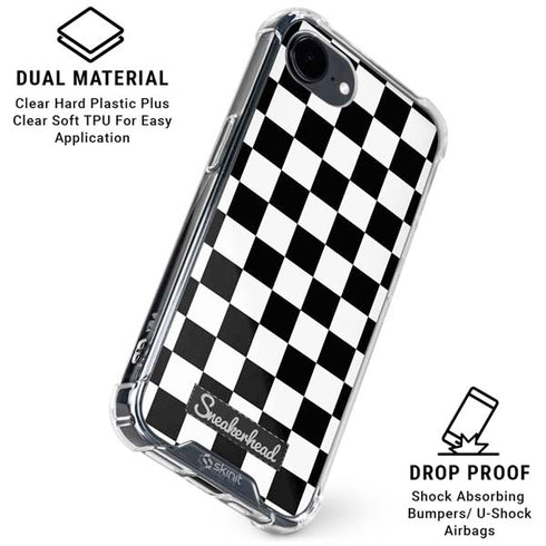 Sneakerhead Checkered iPhone 16e Clear Case