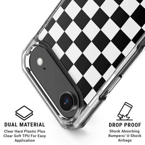 Sneakerhead Checkered iPhone 17 Air Clear Case